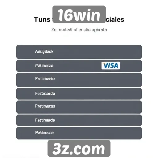 Métodos de pagamento disponíveis no 16win